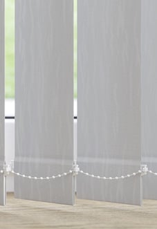 Subtle Grain, Grey Mist - Vertical Blind Slats